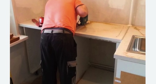 Сборка кухонного гарнитура. Селятино